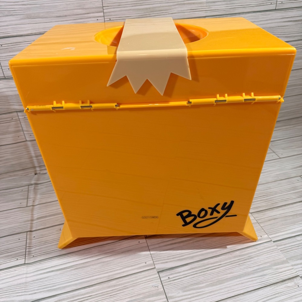 LankyBox Boxy Mystery Box Yellow Plastic Storage Container Toy Bin G321SMDG - Picture 6 of 8